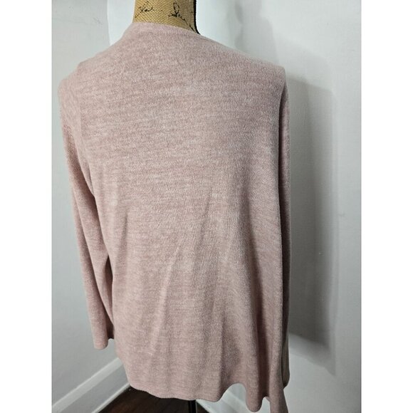 Torrid Super Soft Plush Light Pink Open Front Cardigan - Picture 3 of 10